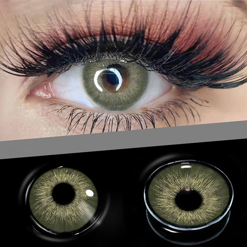 Amazonia Green Prescription Coloured Contact Lenses Main image