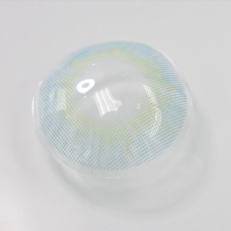 Cherry OCEAN Blue Prescription Coloured Contact Lenses