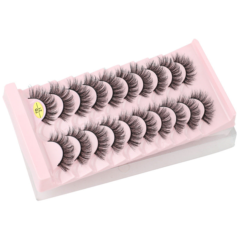 7D Dense 10 Piece Mink Hair Eyelashes