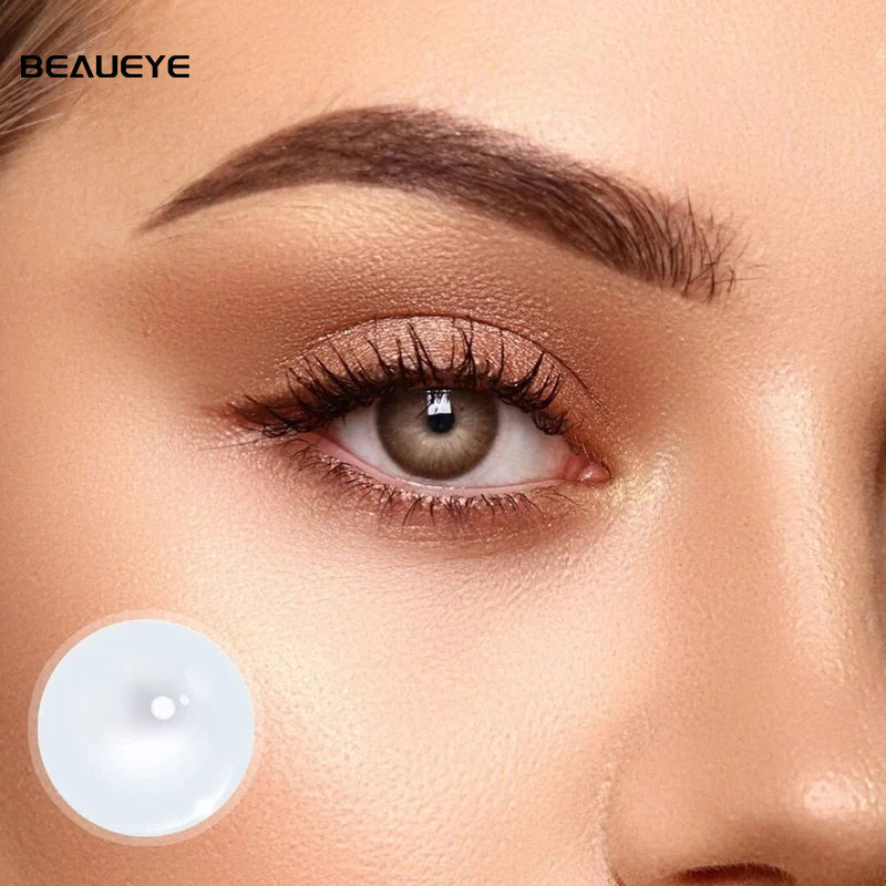 BEAUEYE Tiffany Prescription Clear Contact Lenses