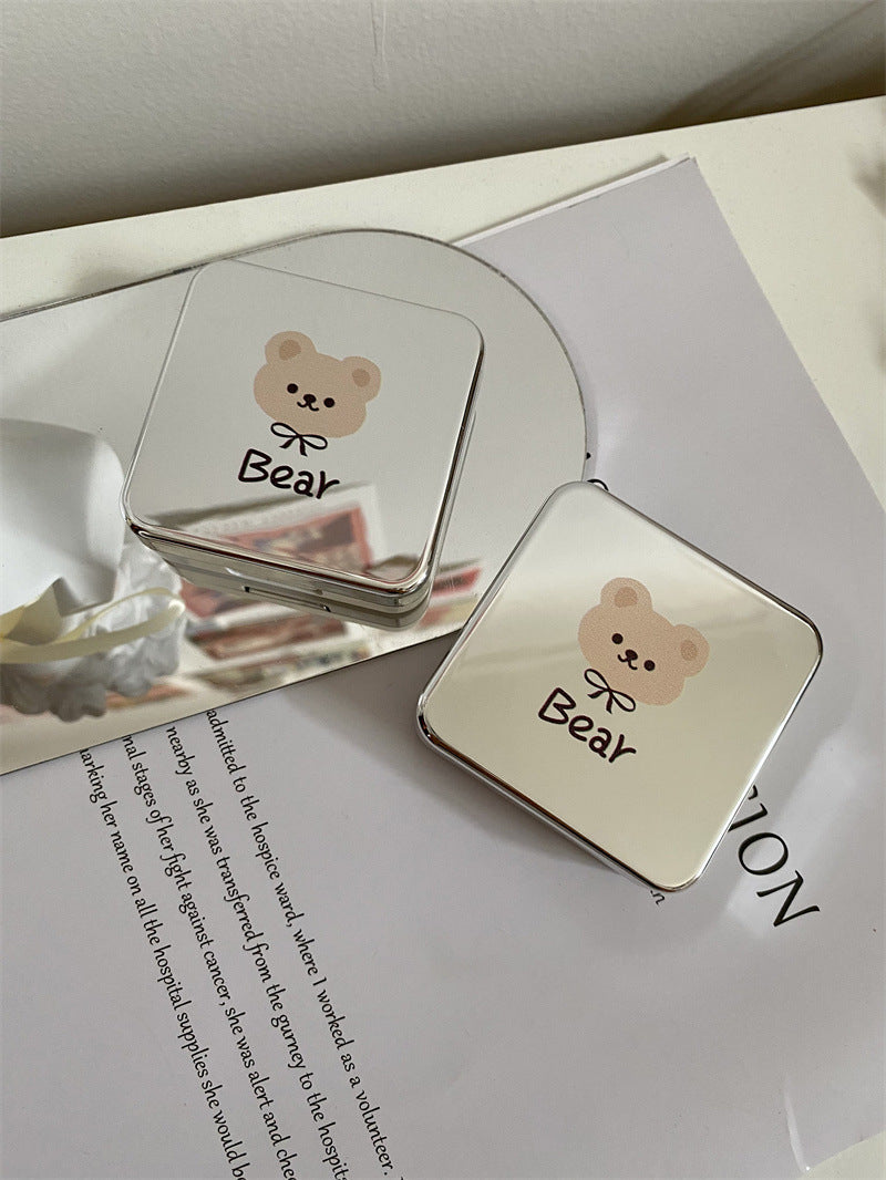 Lovely Bear Colored Contact Lens Case