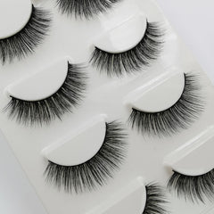 New Natural Slim 4 Piece G102 Mink Hair Eyelashes