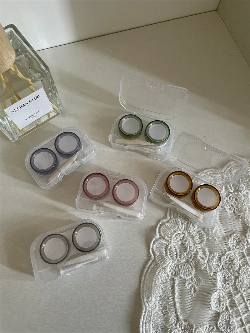 Small Minority Colored Contact Lens Case