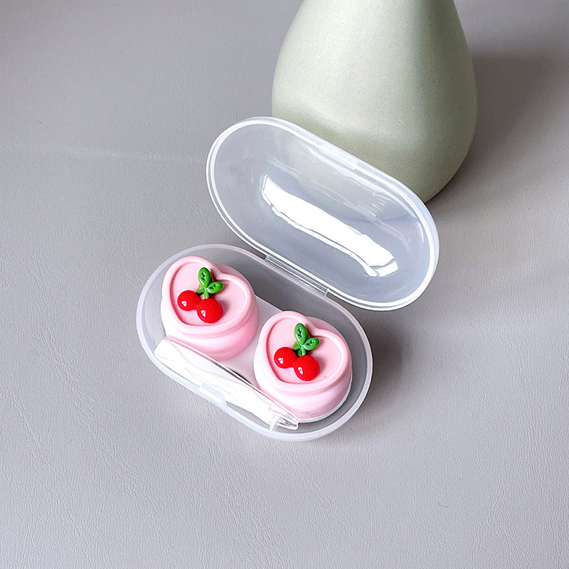 Small Fresh Bear Rabbit Colored Contact Lens Case