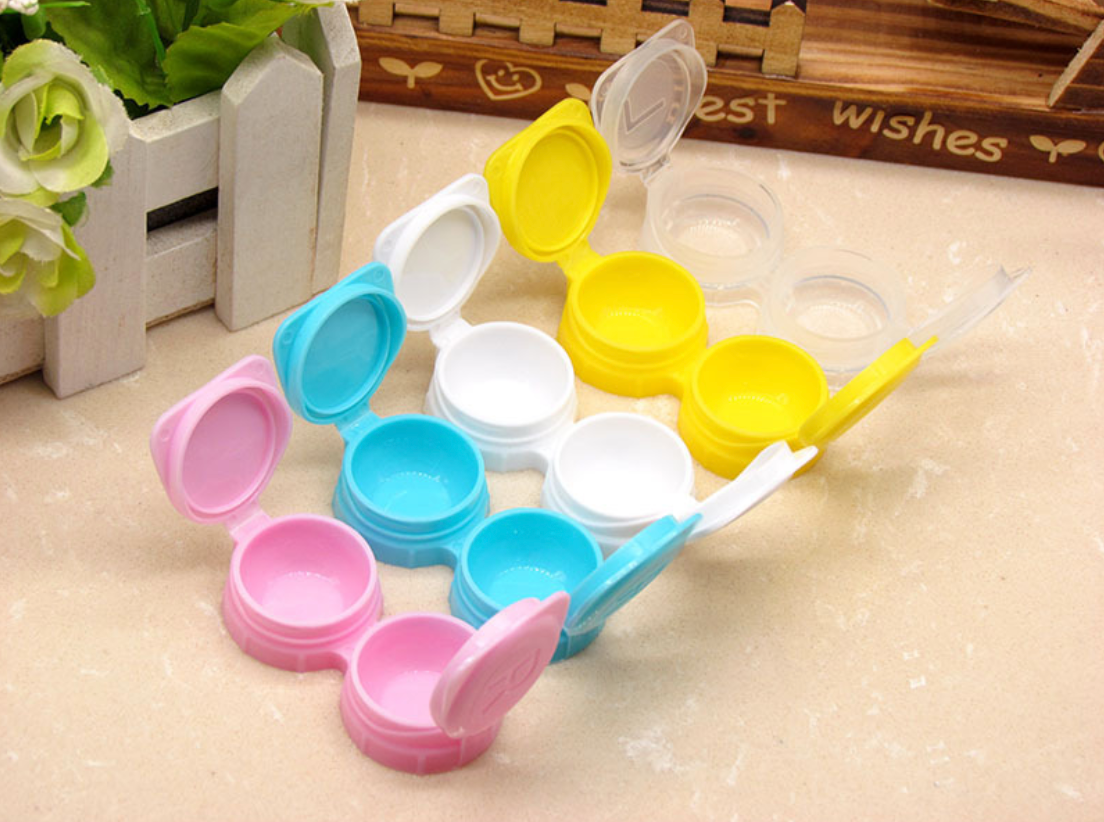 Candy Colors Multicolor Colored Contact Lens Case Secondary image