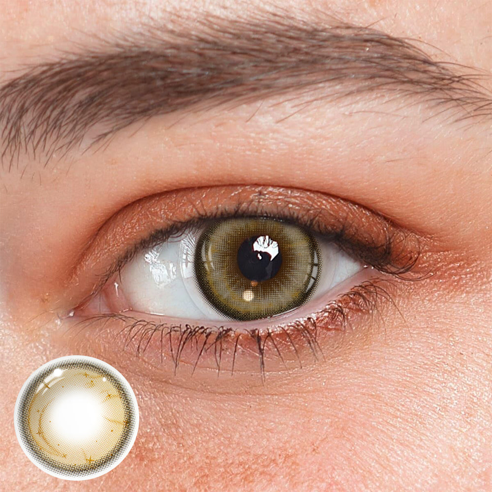 Auriga Brown Coloured Contact Lenses Main image