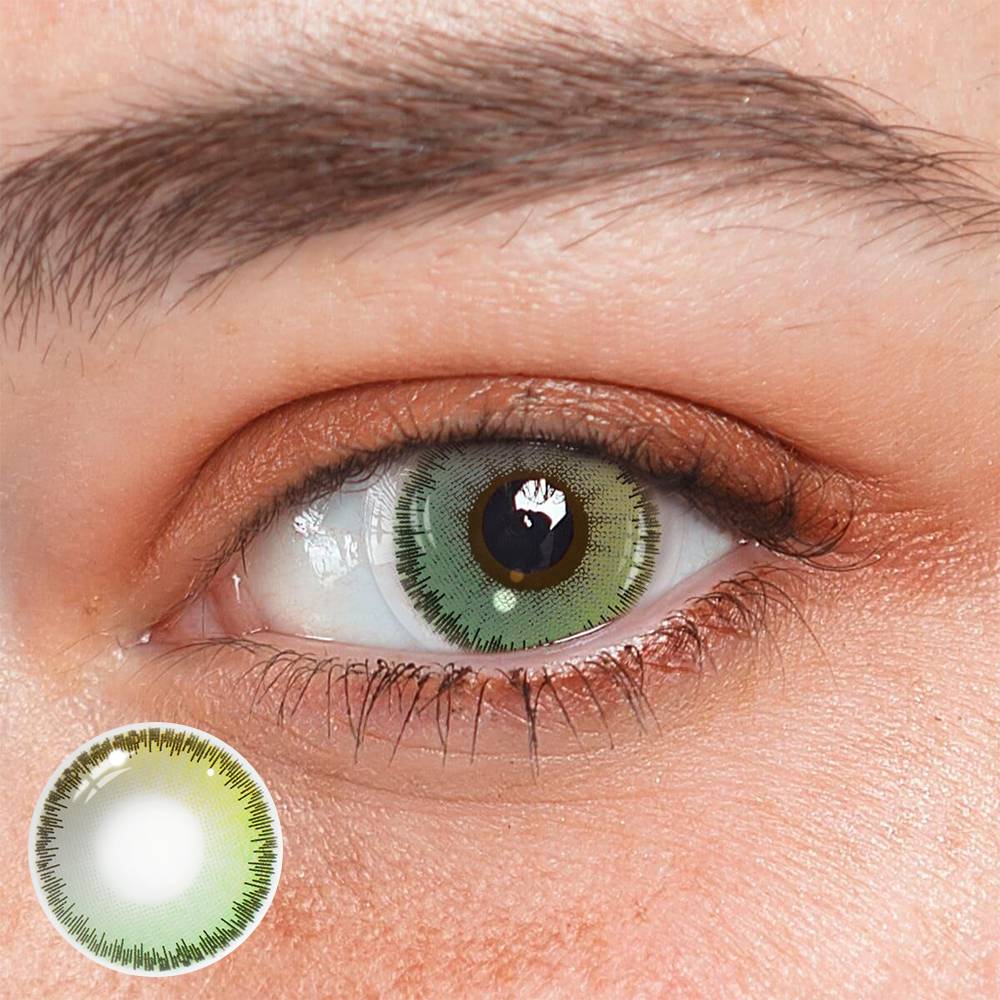 Geralda Green Coloured Contact Lenses Main image