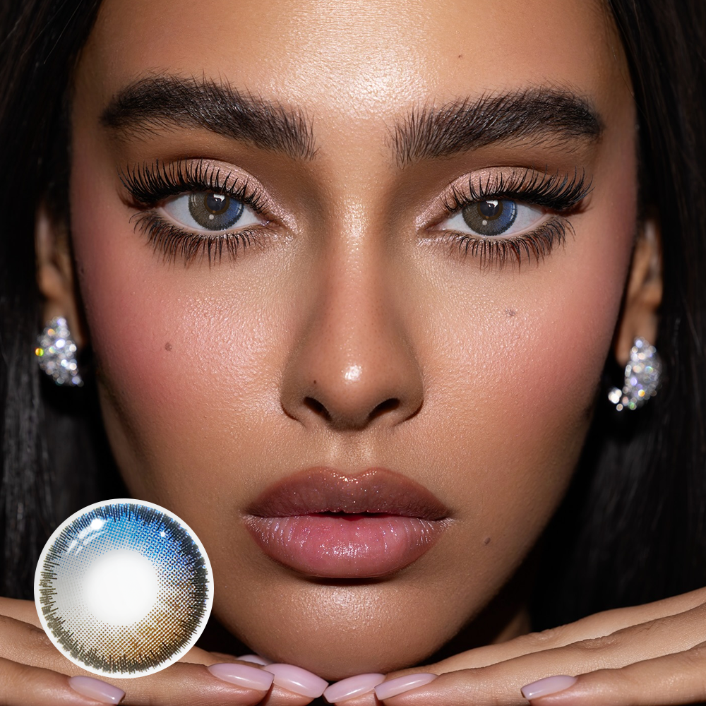 Geralda Hazel Coloured Contact Lenses Secondary image