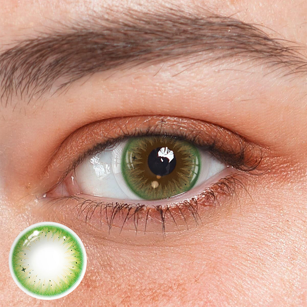 Auriga Green Coloured Contact Lenses Main image