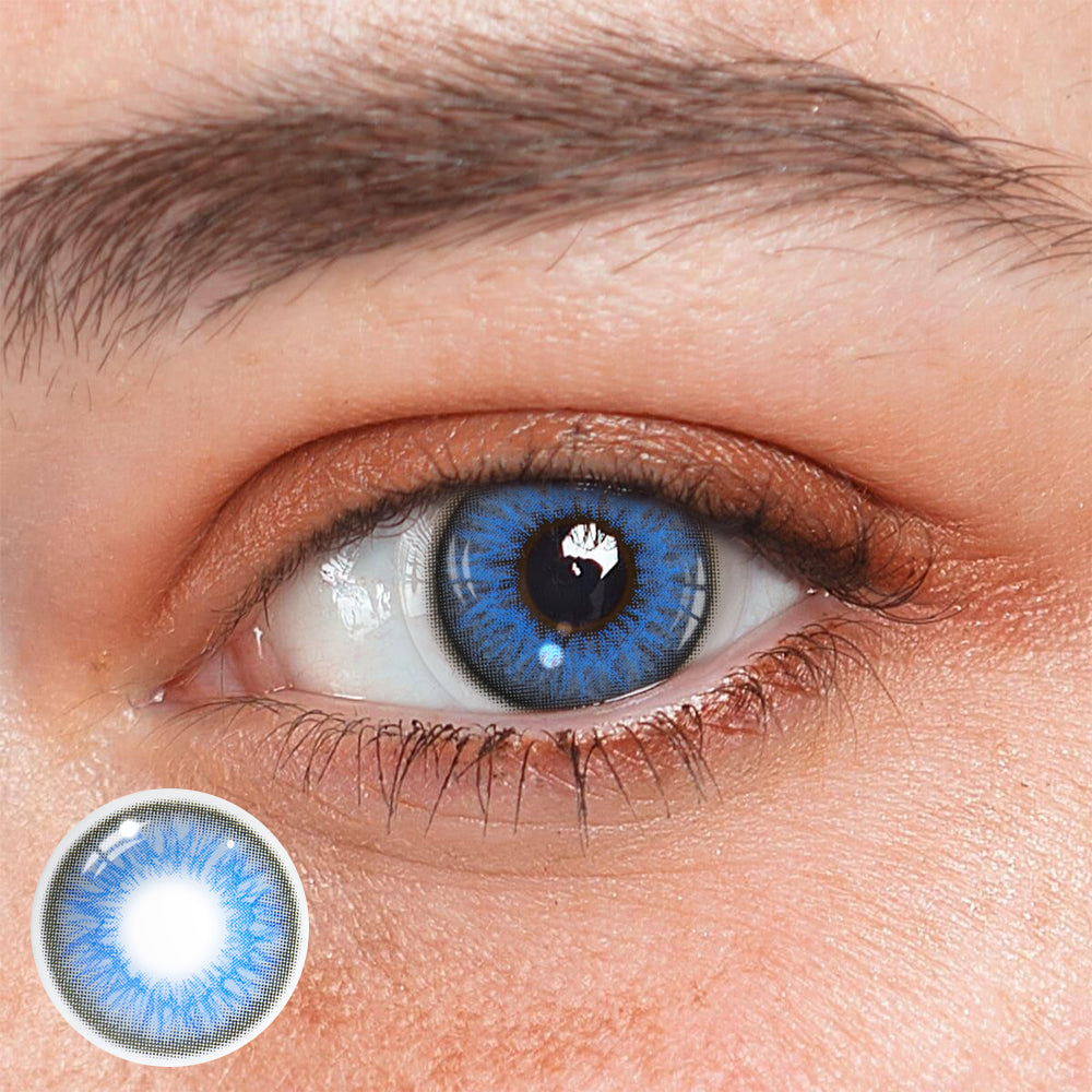 Talitha Blue Coloured Contact Lenses Main image