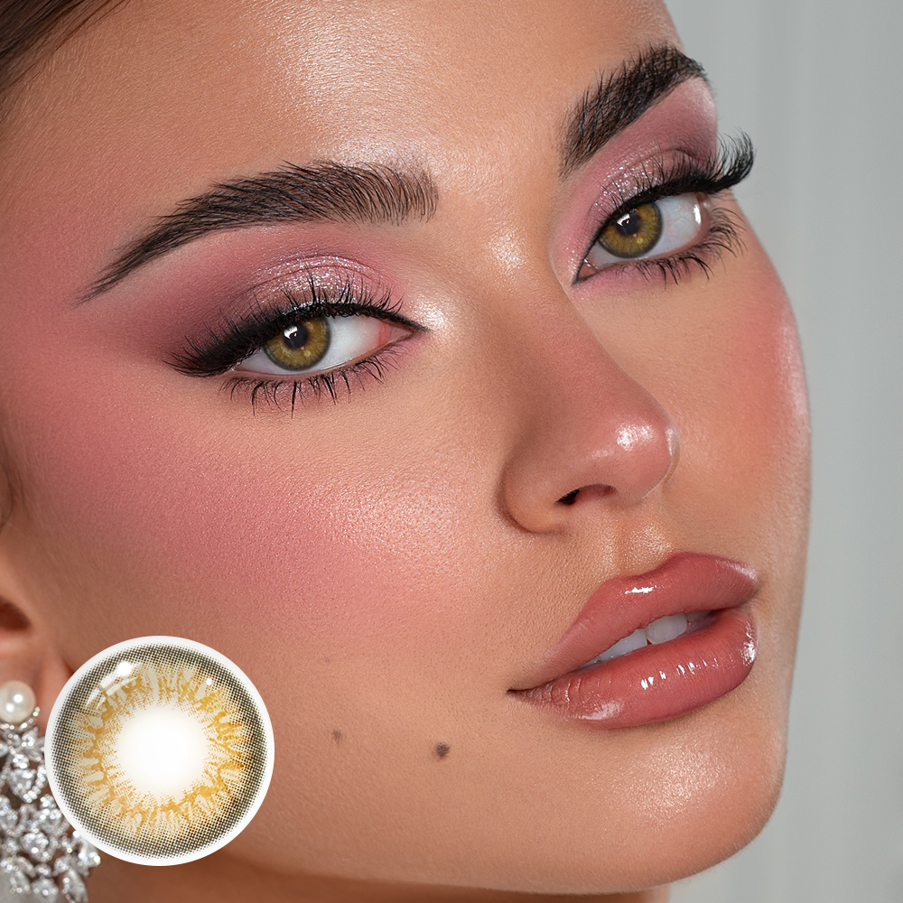 Talitha Brown Coloured Contact Lenses Secondary image