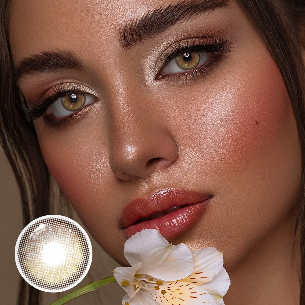 Dione Brown Coloured Contact Lenses Secondary image