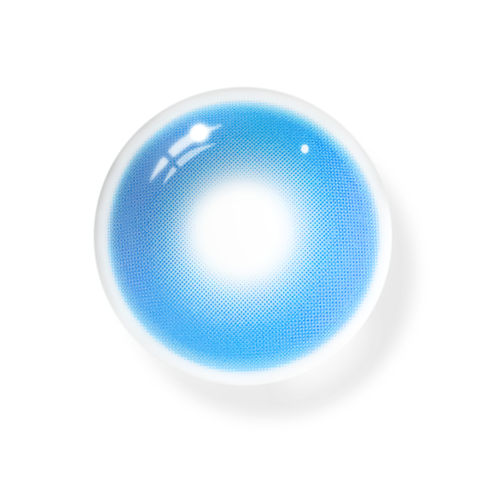 Cosplay Abyss Blue Coloured Contact Lenses Secondary image