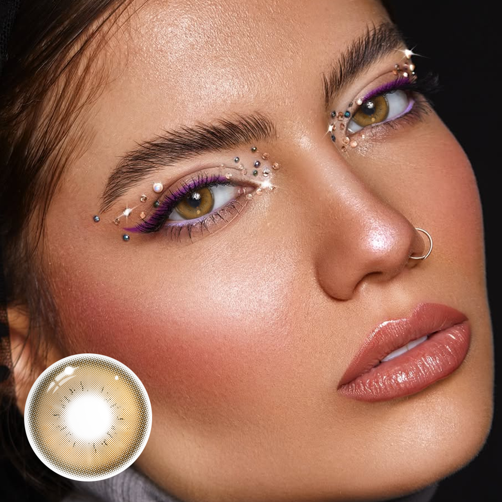 Sebille Brown Coloured Contact Lenses Secondary image