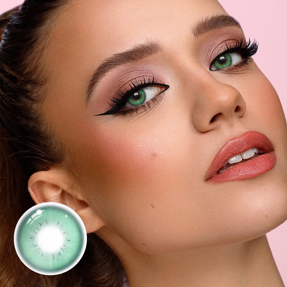Sebille Green Coloured Contact Lenses Secondary image