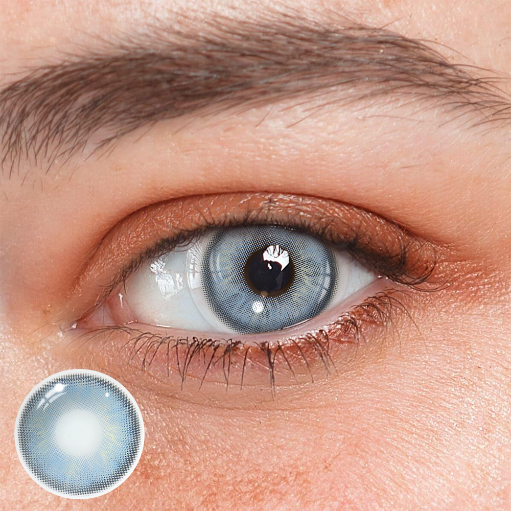 Tiana Blue Coloured Contact Lenses