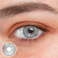 Cosplay Fallen Angel Gray Coloured Contact Lenses