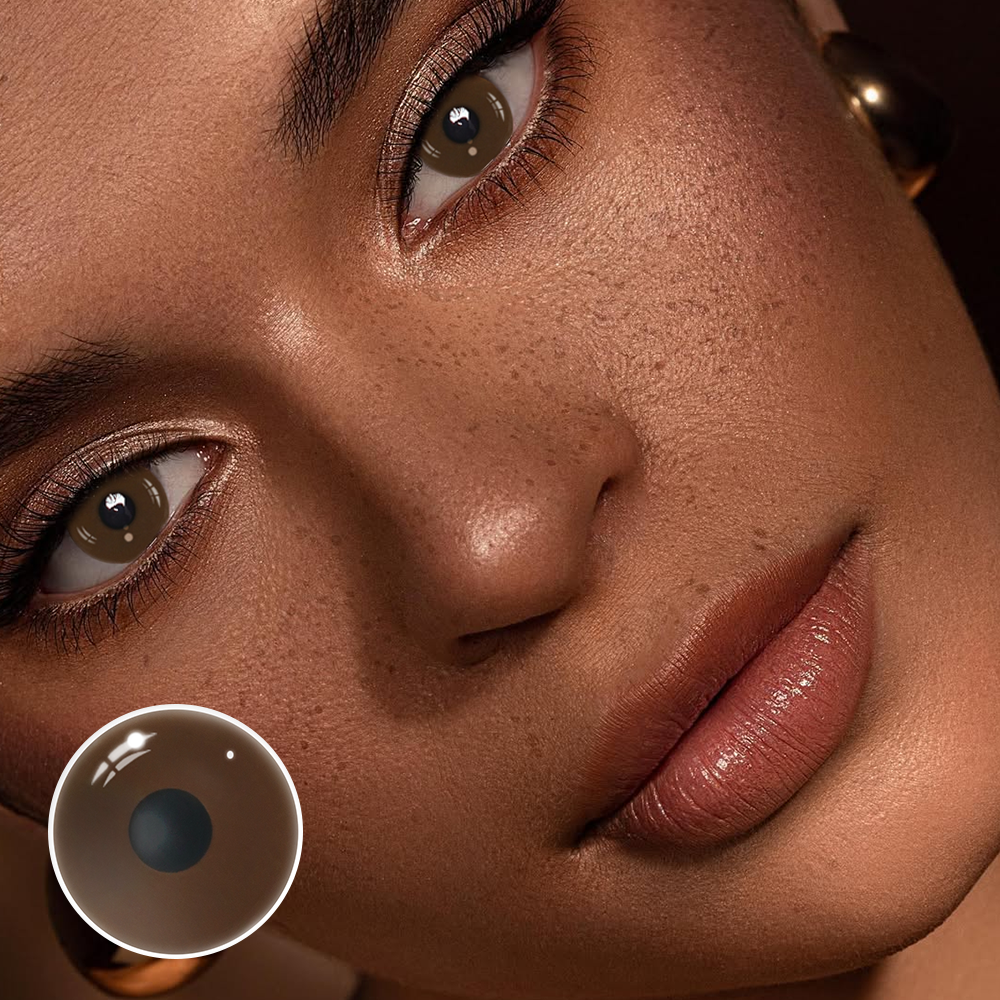 Lightbringer Dark Brown Prosthetic Lenses Secondary image