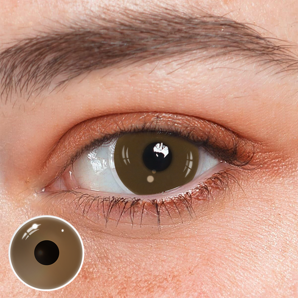 Lightbringer Deep Brown Prosthetic Lenses Main image