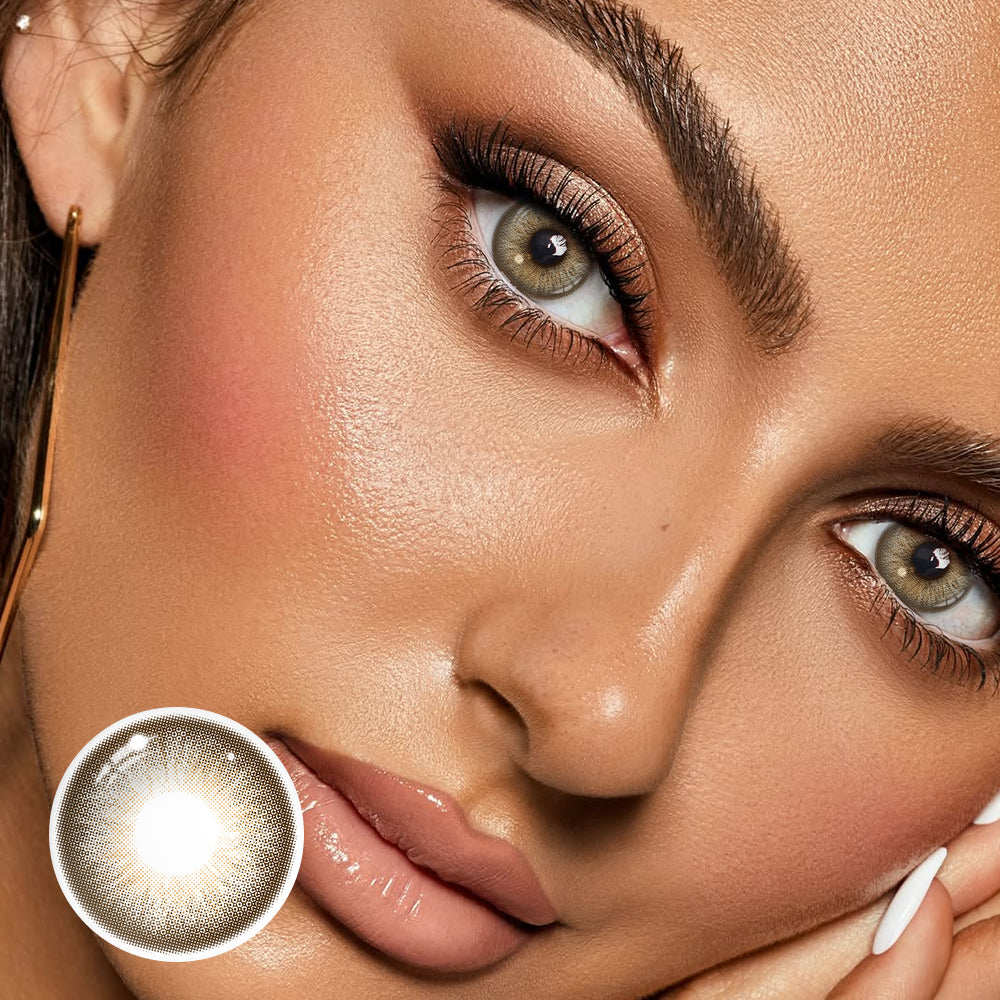 Renata Brown Coloured Contact Lenses Secondary image