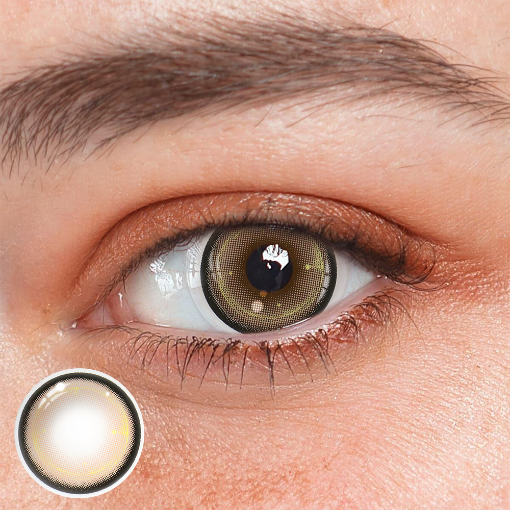 Shaula Brown Prescription Coloured Contact Lenses