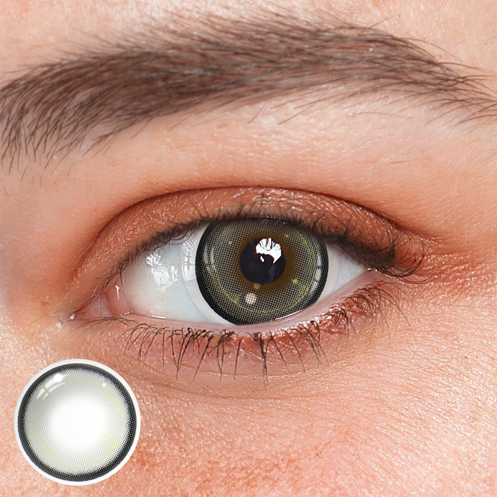 Shaula Gray Prescription Coloured Contact Lenses