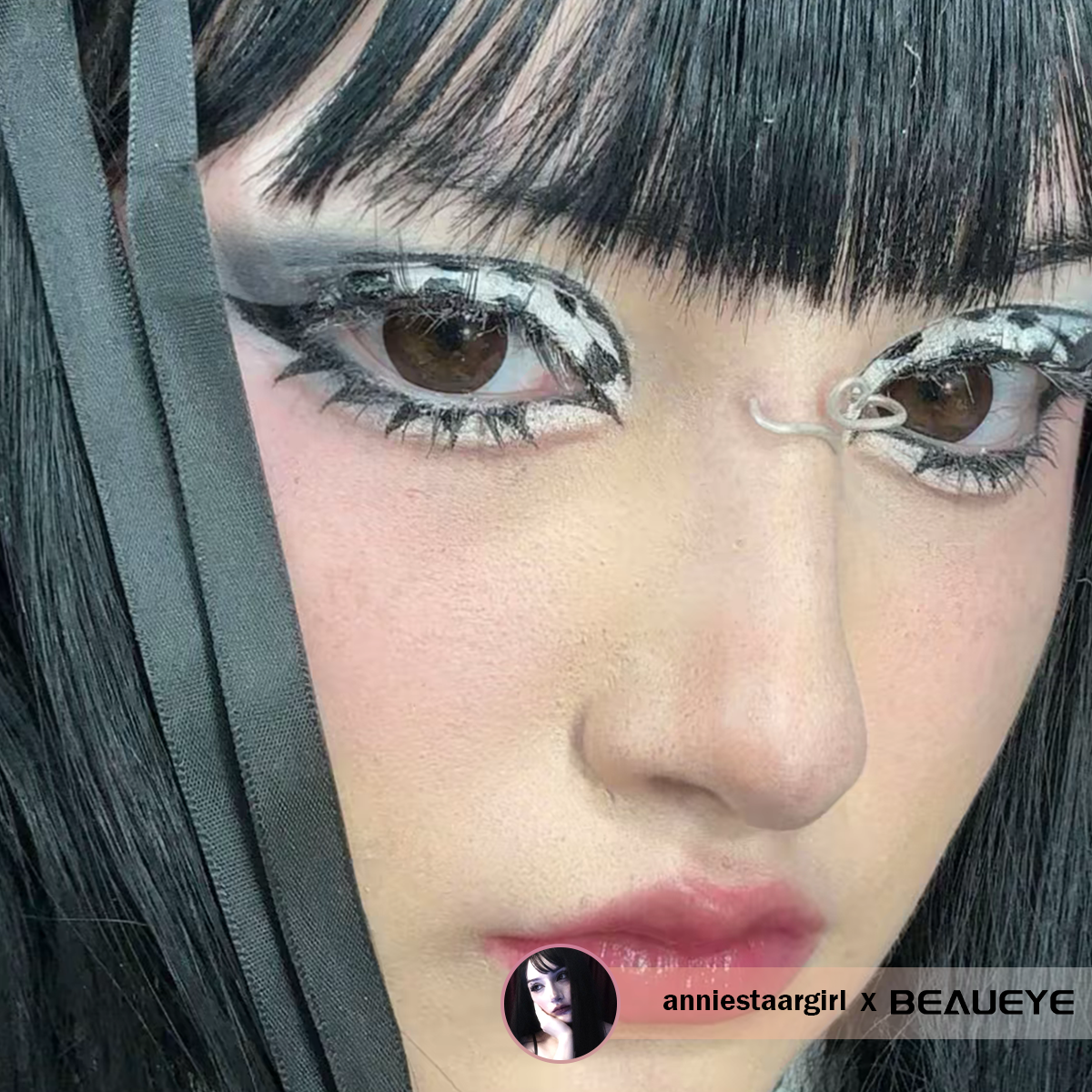 Big Eyes Chocolate Brown Coloured Contact Lenses Secondary image