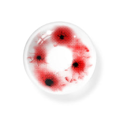 Cosplay Bloodshot Red Coloured Contact Lenses