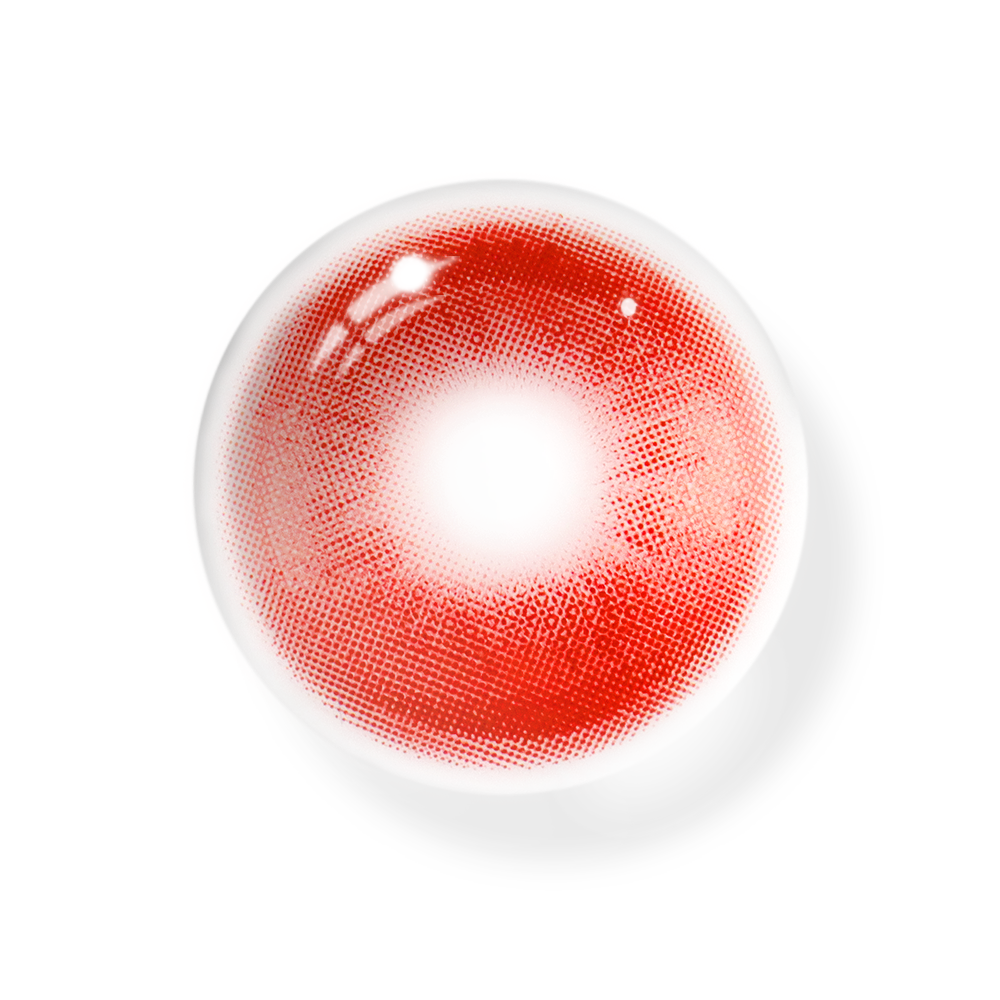 Halloween Bloody Tears Red Coloured Contact Lenses Secondary image