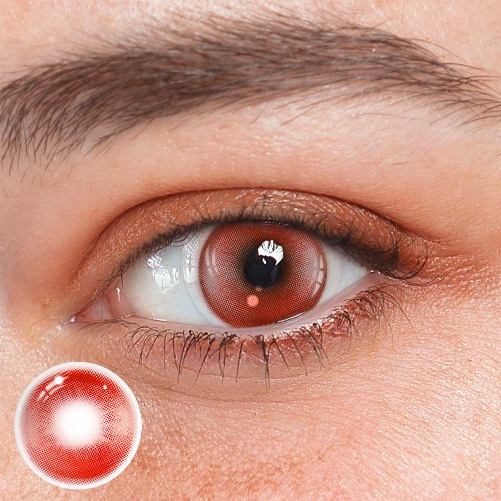 Cosplay Bloody Tears Red Coloured Contact Lenses