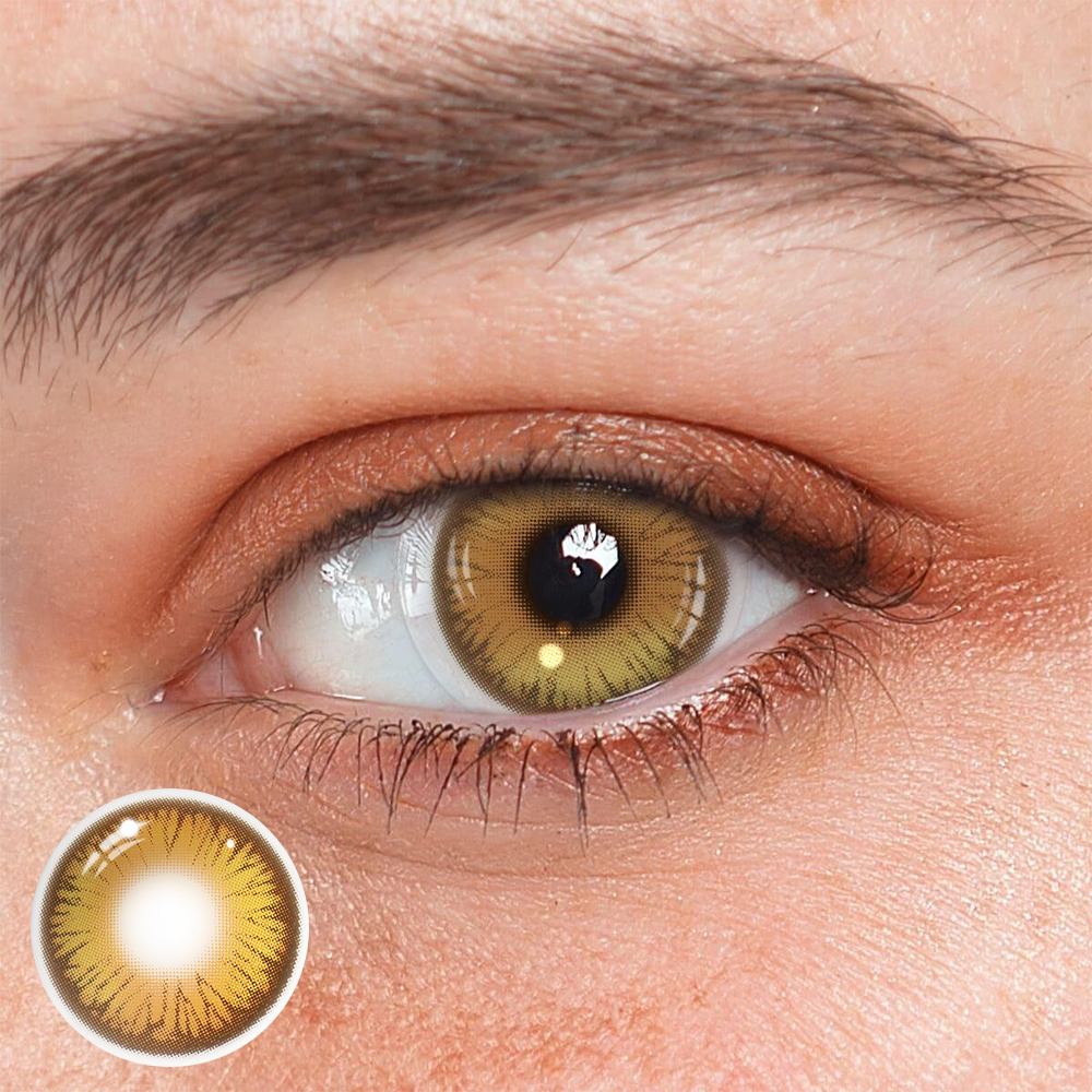Cosplay Butterfly Brown Coloured Contact Lenses Main image
