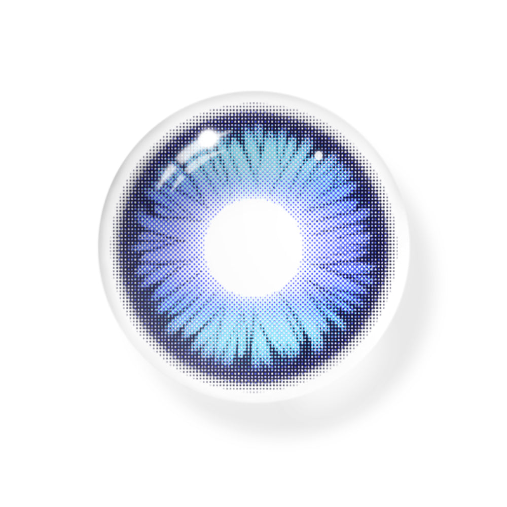 Cosplay Butterfly Blue Coloured Contact Lenses