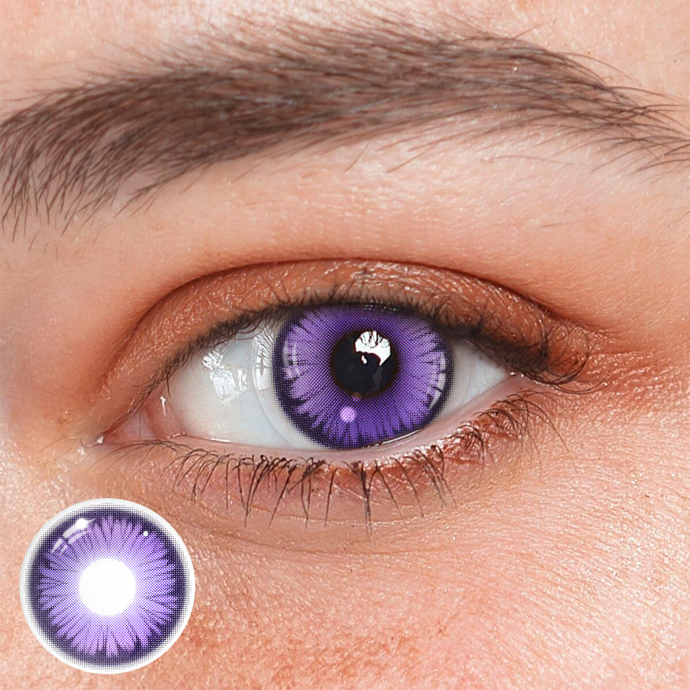 Cosplay Butterfly Purple ColouredContact Lenses Main image
