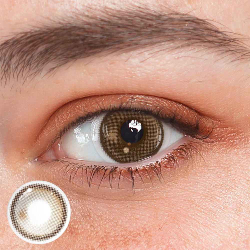 Aurea Brown Coloured Contact Lenses