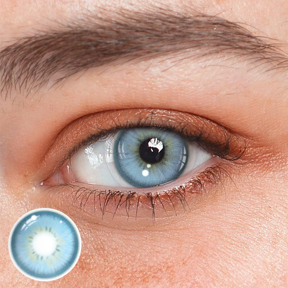 Seren Blue Coloured Contact Lenses Main image