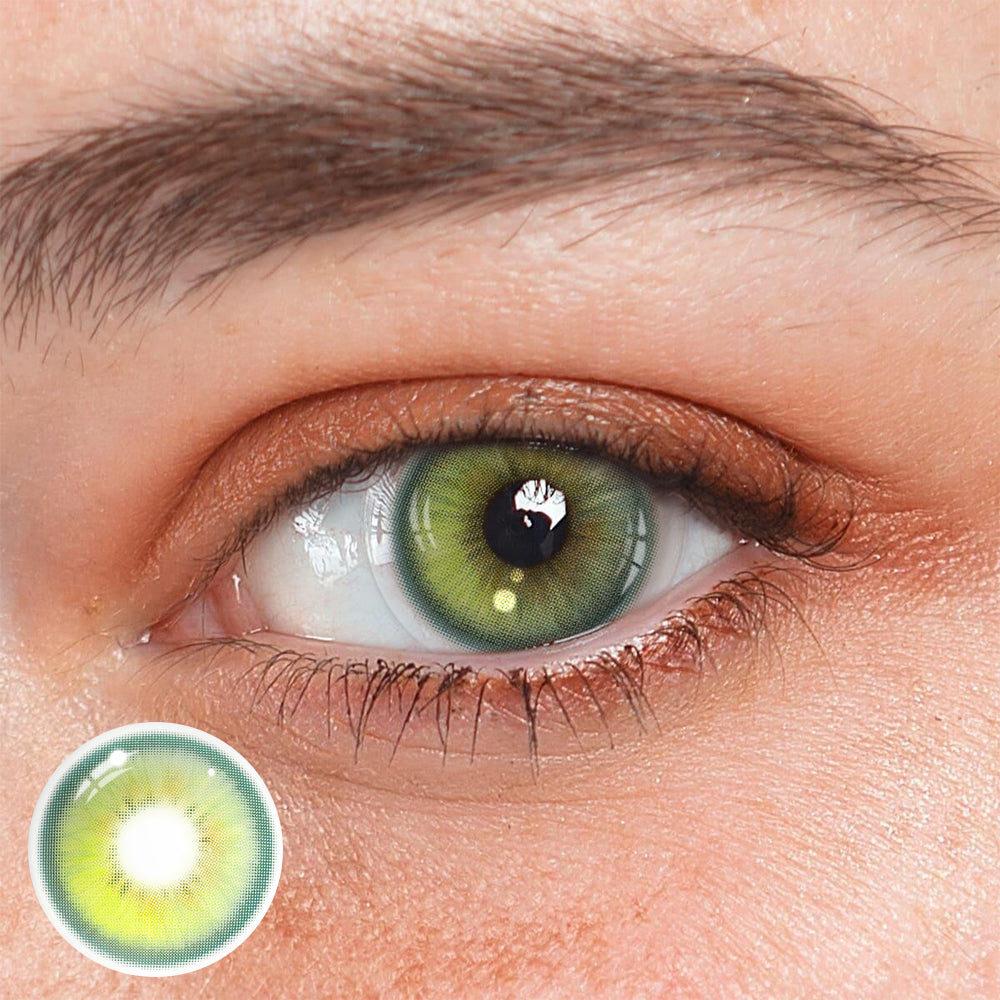 Seren Green Coloured Contact Lenses Main image