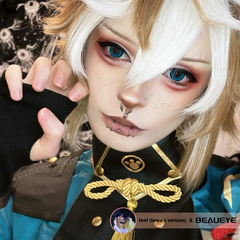 Cosplay Queen Light Blue Coloured Contact Lenses
