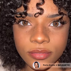 Cyrene Hazel Prescription Coloured Contact Lenses