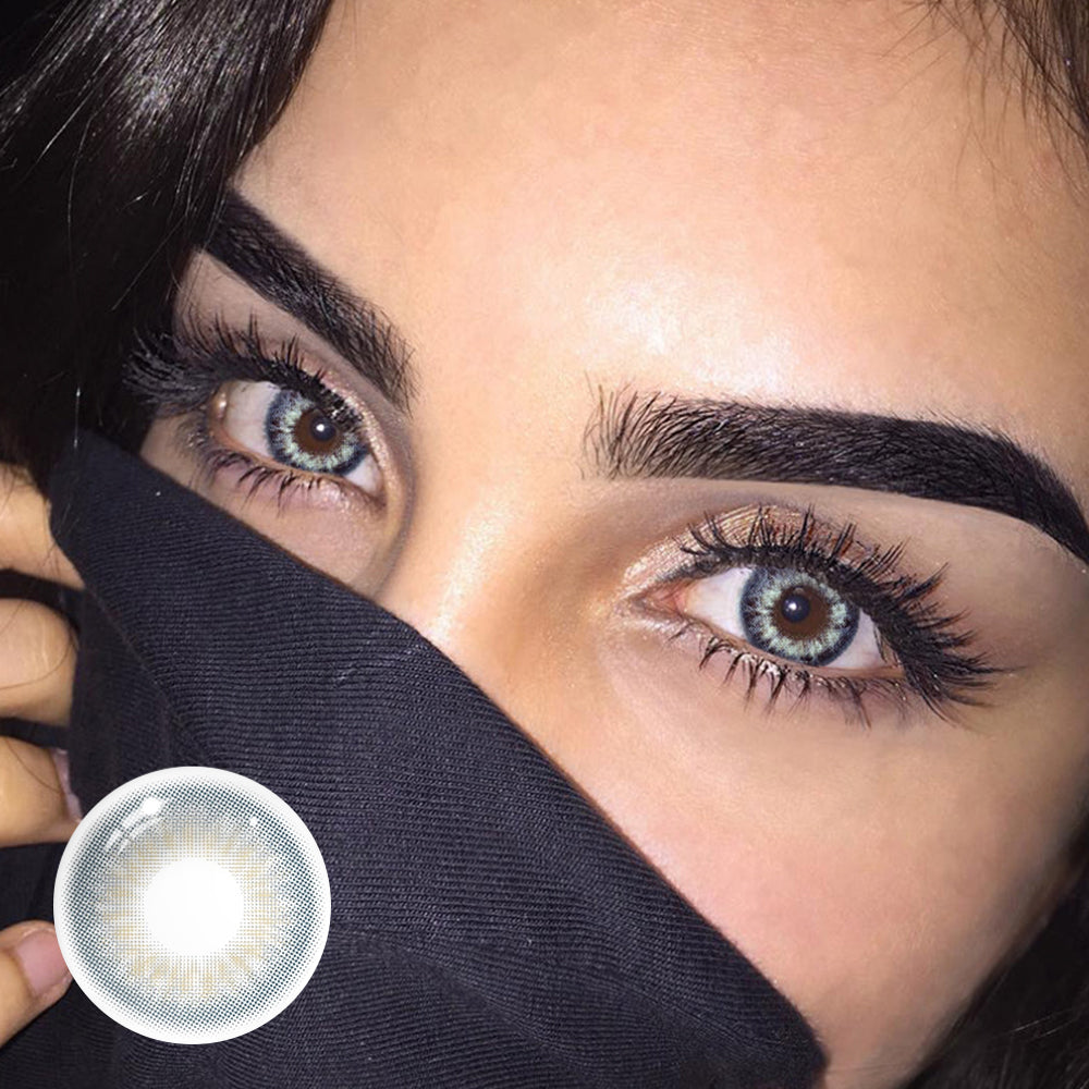 DNA Taylor Blue Gray Prescription Coloured Contact Lenses Main image