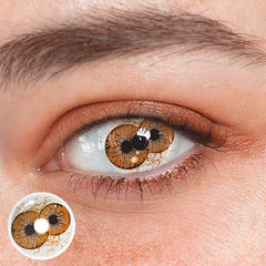 Cosplay Twin Abyss Eyes Brown Coloured Contact Lenses