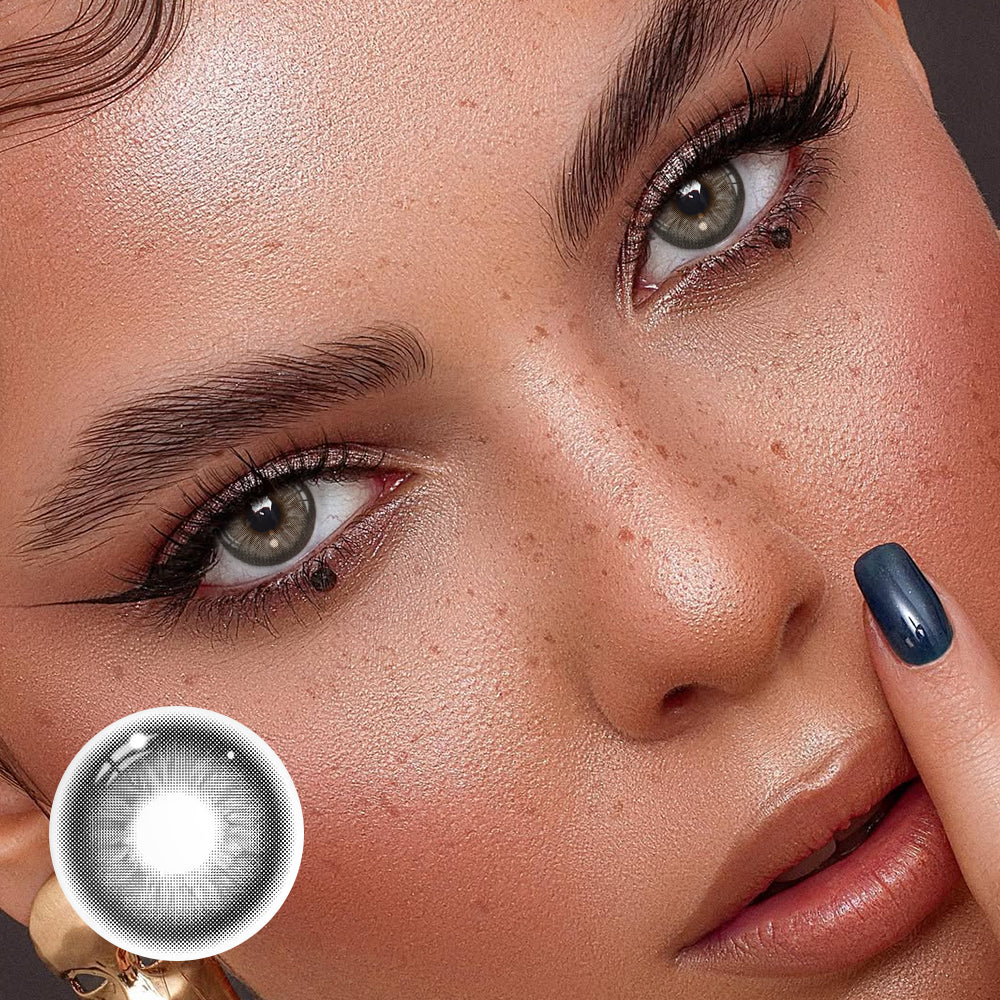 Celeste Black Coloured Contact Lenses Secondary image