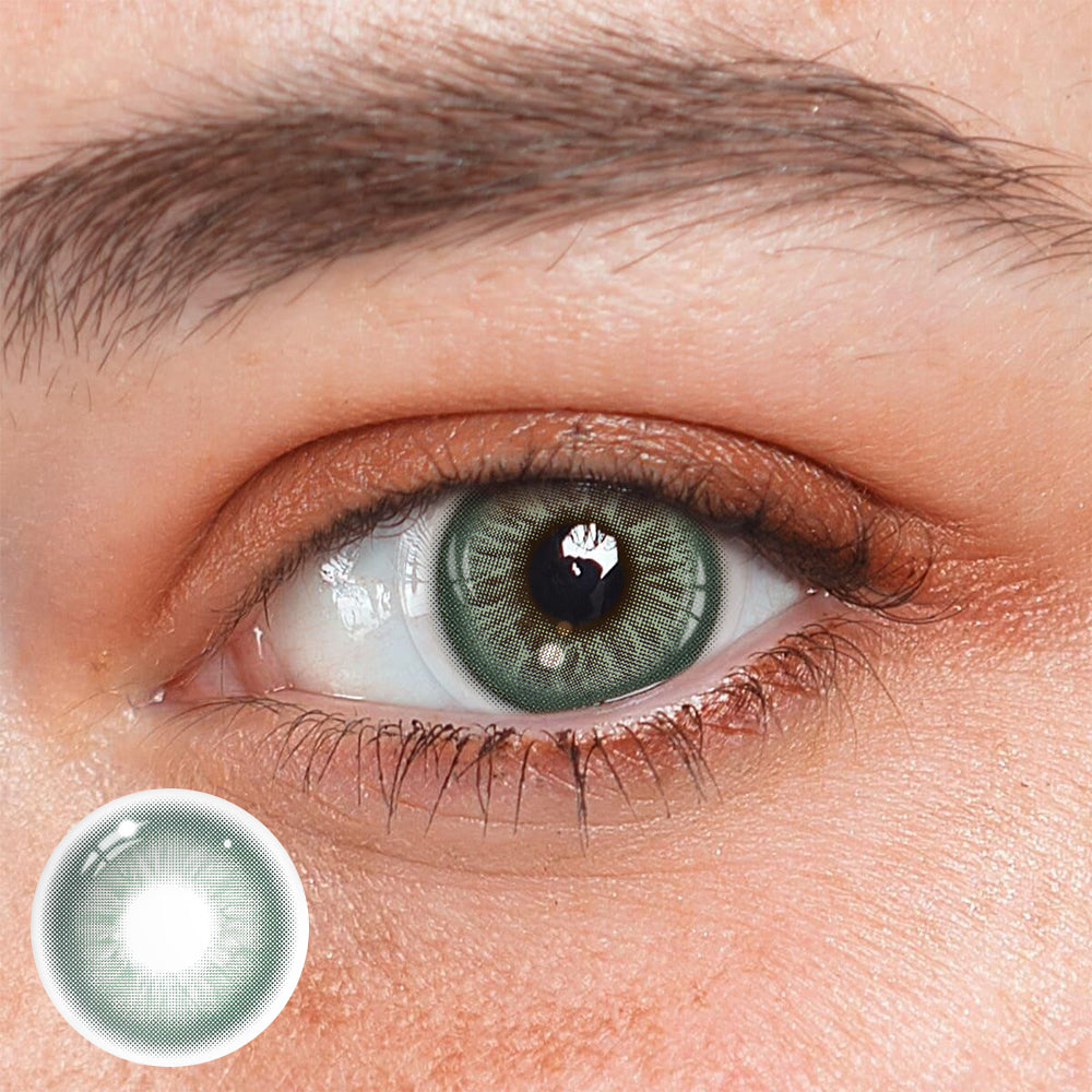 Celeste Green Coloured Contact Lenses Main image