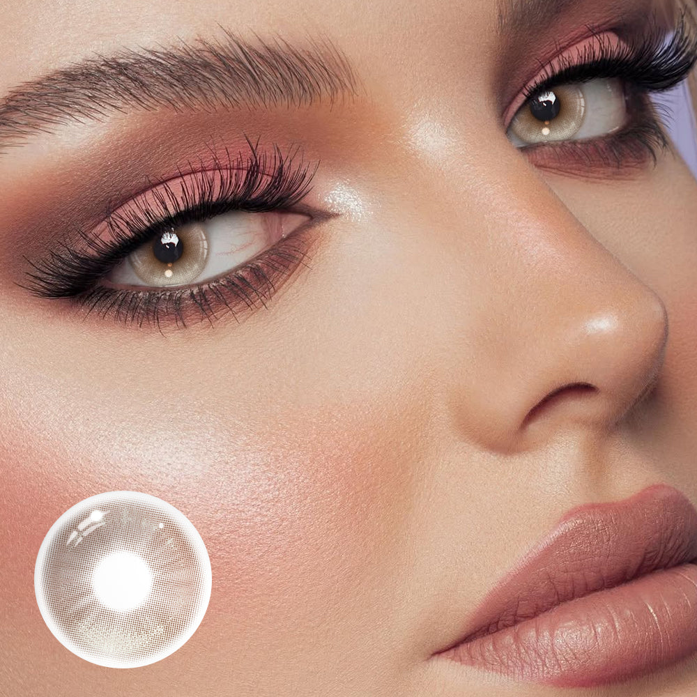 Vlinder Hazel Coloured Contact Lenses Secondary image