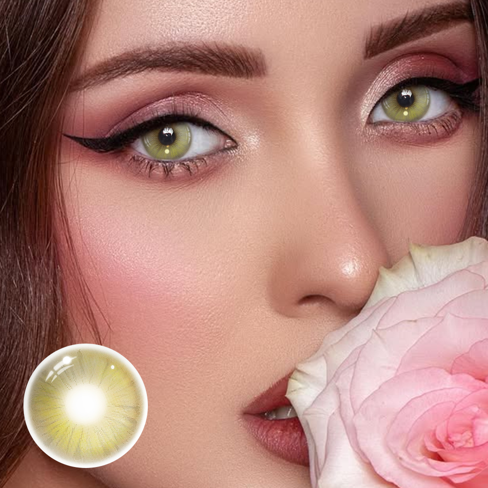 Vlinder Brown Coloured Contact Lenses Secondary image