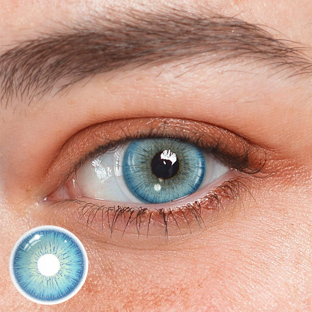 Eris Blue Coloured Contact Lenses Main image