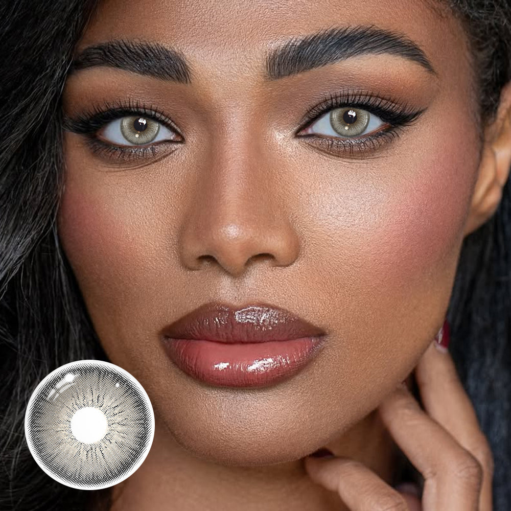 Eris Gray Coloured Contact Lenses Secondary image