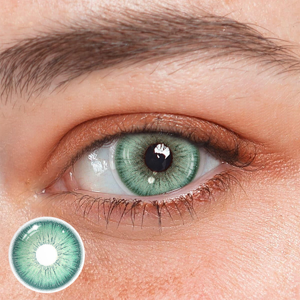 Eris Green Coloured Contact Lenses Main image