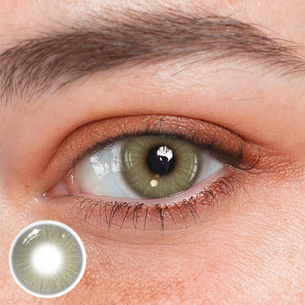 Beatriz Green Coloured Contact Lenses Main image