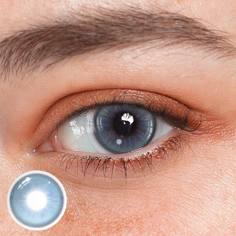 Doris Blue Coloured Contact Lenses Main image