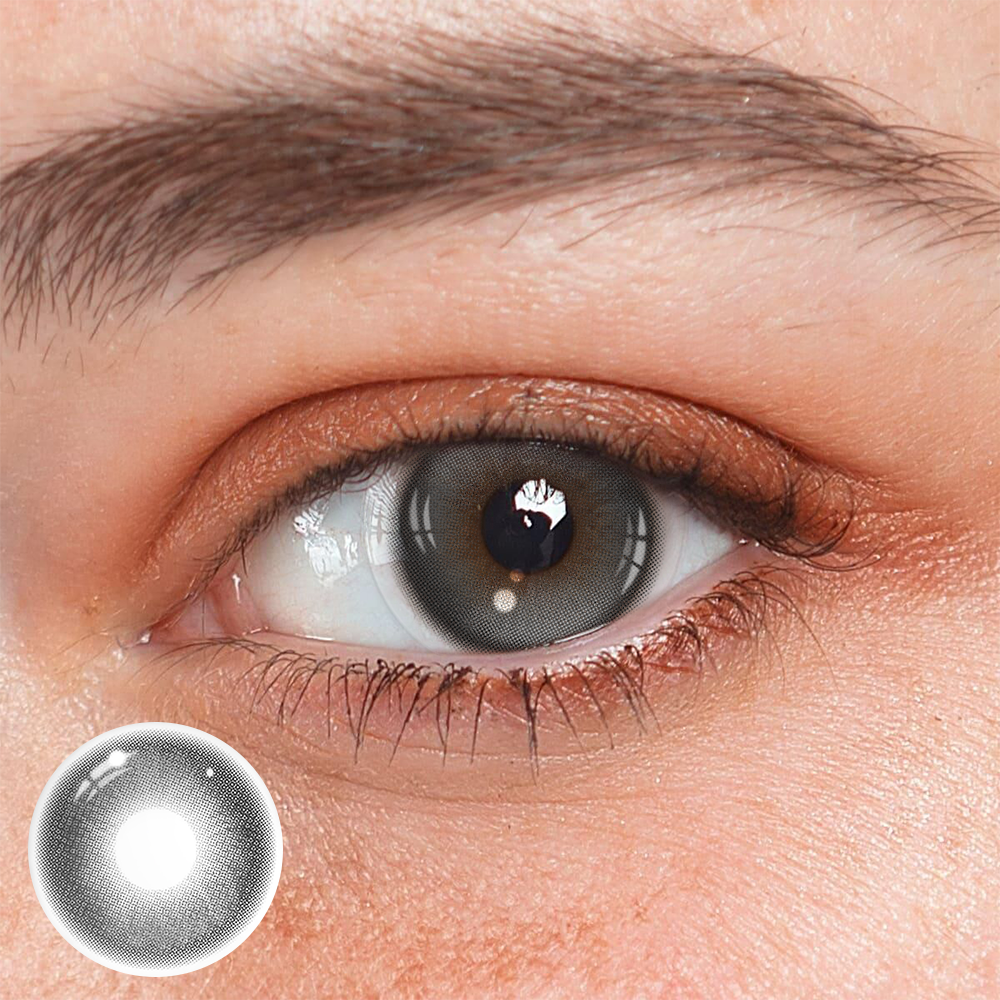 Stormy Gray Coloured Contact Lenses Main image